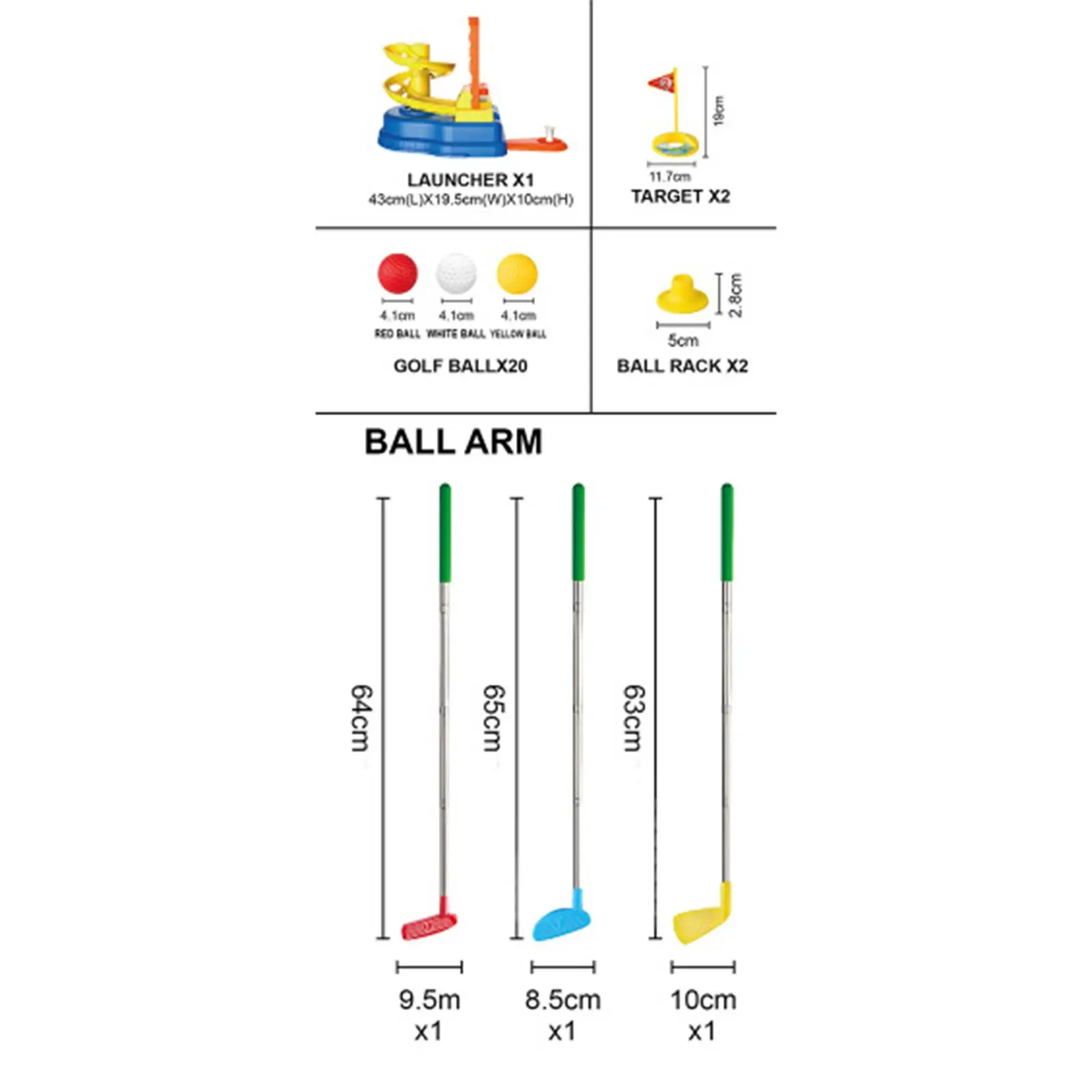 Juego de Golf para niños, pelotas de entrenamiento y Club de Golf, regalo para niños y niñas