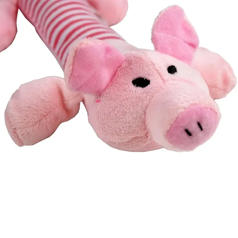 Pig Elephant Design Durable Interactive Dog Toy - Squeaky Chew Toy for Aggressive Chewers - Long-Lasting Pet Supplies - view 3