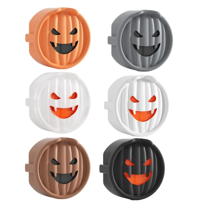 Baby Proofing Electric Socket Guard Cartoon Halloween 2 Prong Round Plug Protective Cover for Standard EU Outlets