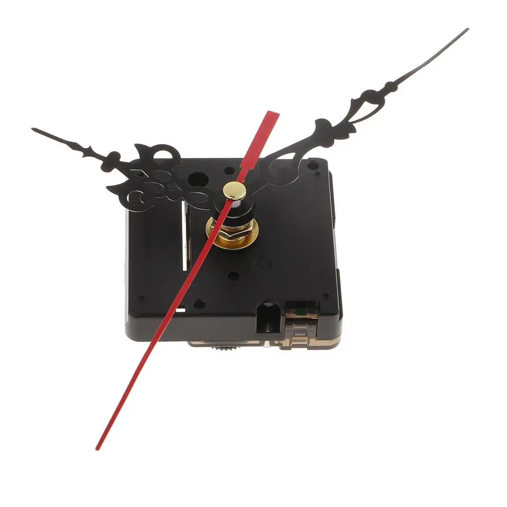 Clock Repair Replacement Quartz Movement Set Silent Mechanism with Pointers for Custom Wall Decoration