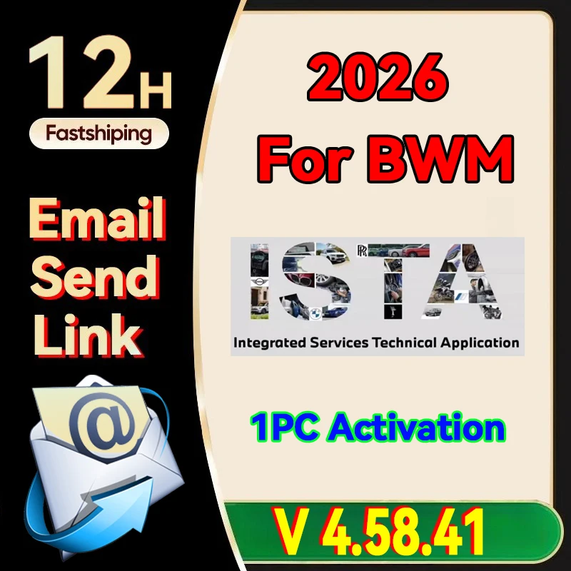 Software de Diagnóstico Completo Ista Plus 2026 para BMW, Programación de Autos, Historial de PC, Mapas, Diagramas de Circuitos, Descarga e Instalación de Piezas