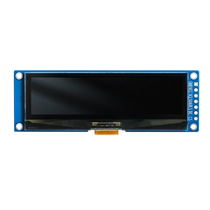 Imagem -02 - Exibição Industrial Oled Interface Spi Suporta Escala de Cinza de 16 Níveis Branco Ssd1322 Resolução 256x64 Ssd1322 7pin 27