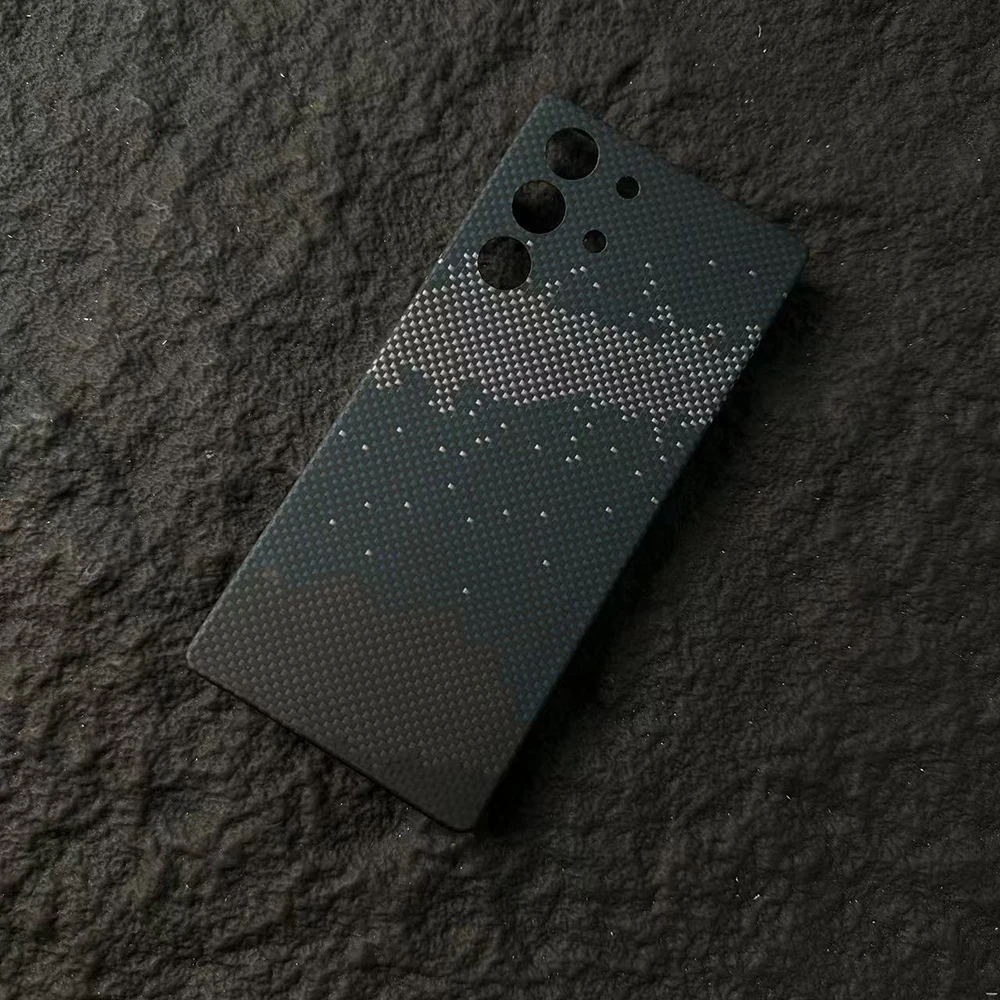 Настоящий арамидный телефон из углеродного волокна для Nubia Red Magic 10s Pro 10sPro Plus Тонкий чехол из углеродного волокна для RedMagic 10s Pro Plus Cover