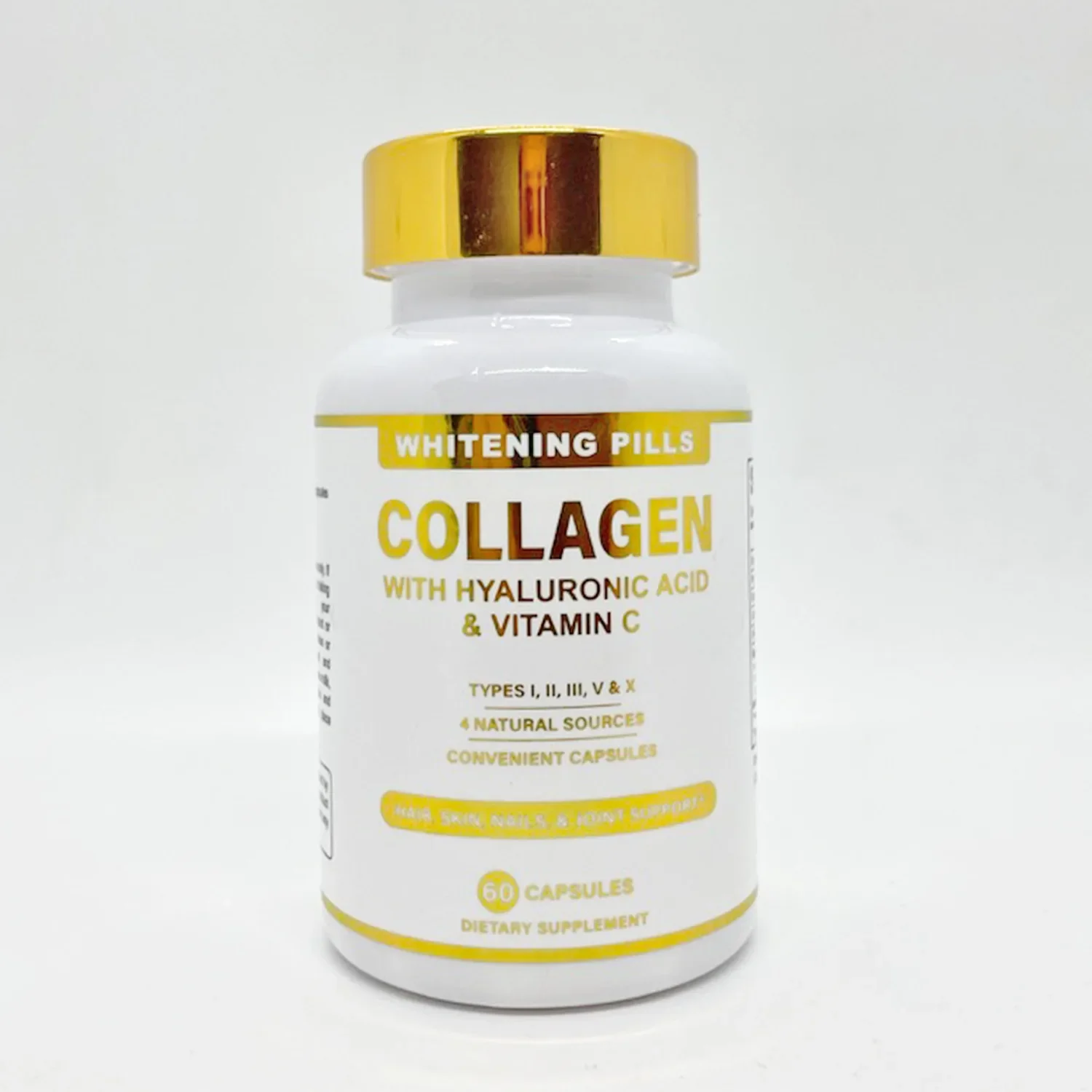 

2 bottles of skin collagen capsules enhance immunity, improve skin health and brighten up