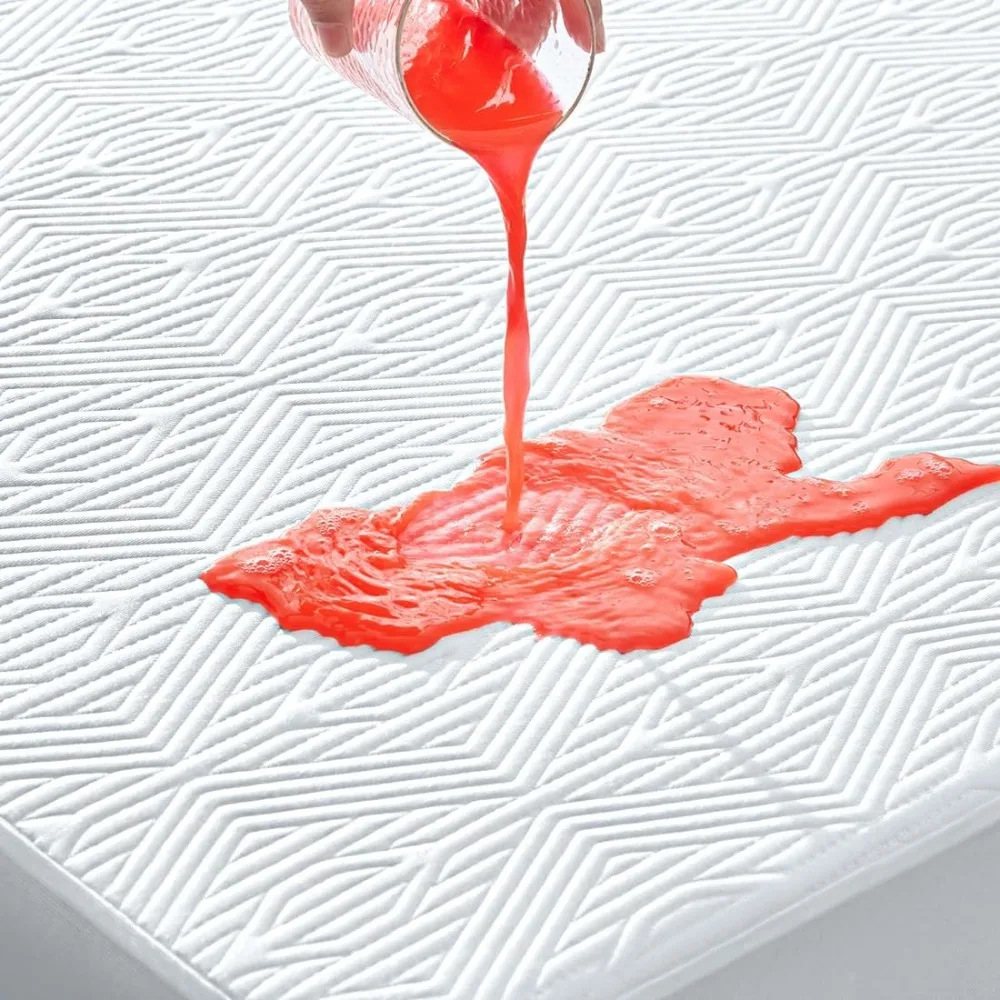 

Премиальный водонепроницаемый наматрасник с глубоким карманом, бесшумный, противоскользящий, дышащий, из бамбукового волокна, стеганый, для матрасов 8-21 дюймов