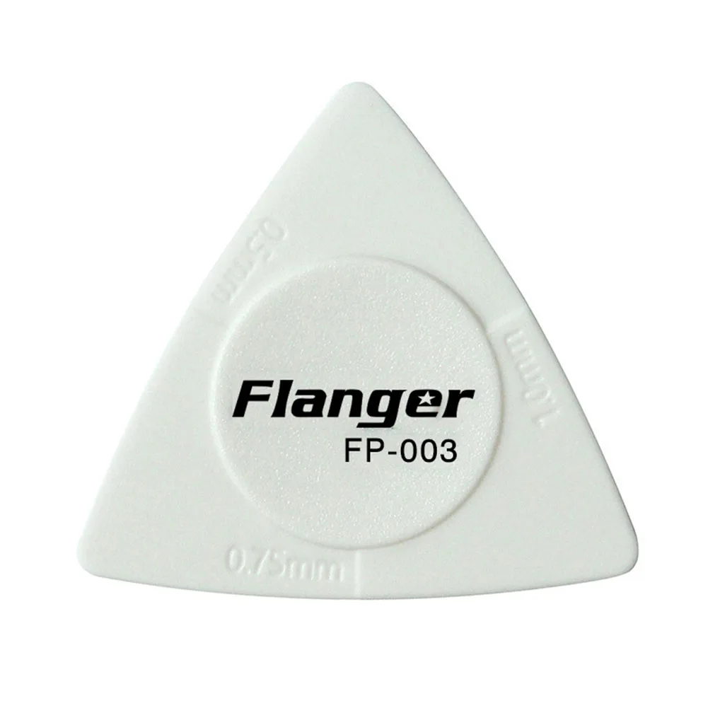 Flanger púas de guitarra triangulares de 3 grosores, estilo antideslizante