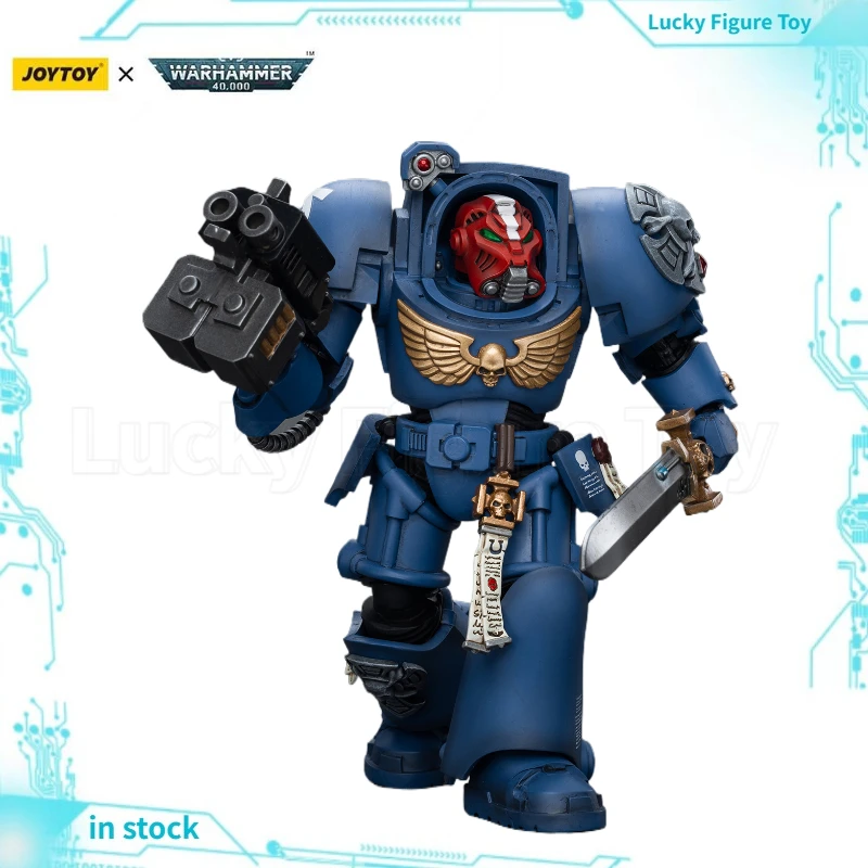 

【In Stock】JOYTOY WARHAMMER 40K Sergeant with Power Sword and Teleport Homer 1/18 Action Figure Model Toys