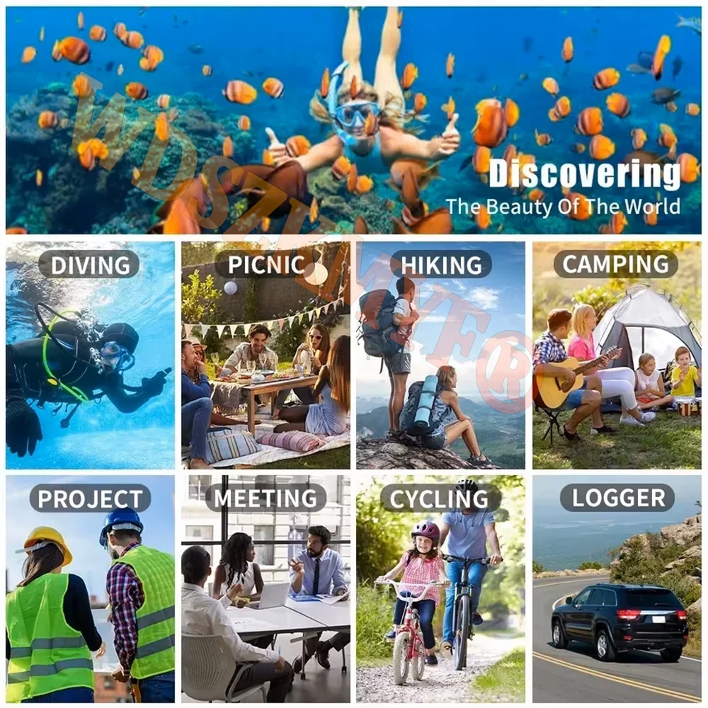 กล้อง 5K 4K 2K WiFi UHD 270 °   กล้องบันทึกวิดีโอ 4K แบบพกพาสำหรับกีฬากลางแจ้ง พร้อมเคสกันน้ำ ป้องกันการสั่นไหว หมุนได้