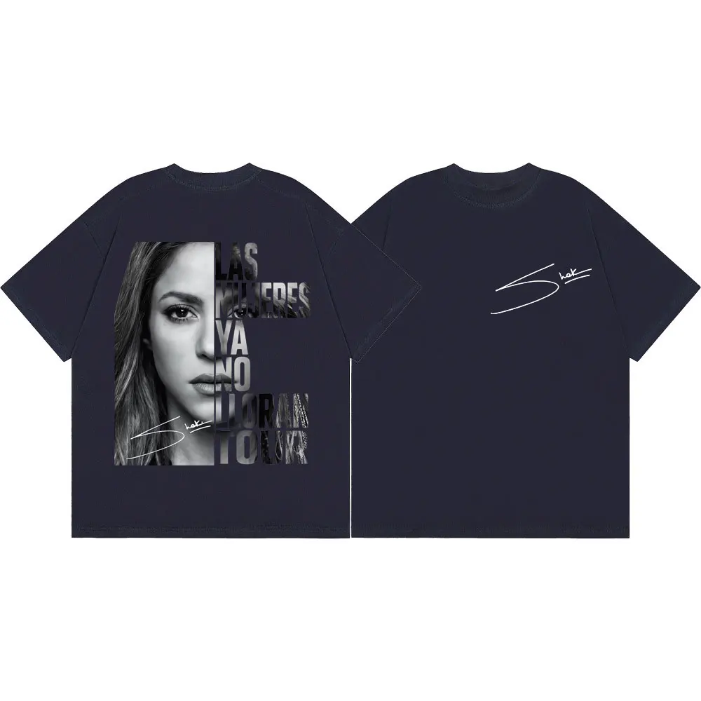 Shakira Las Mujeres Ya No Lloran World Tour 2026 Grafik-T-Shirts für Männer und Frauen, Vintage-Ästhetik-T-Shirts, lässiges Mode-T-Shirt – Detail 6