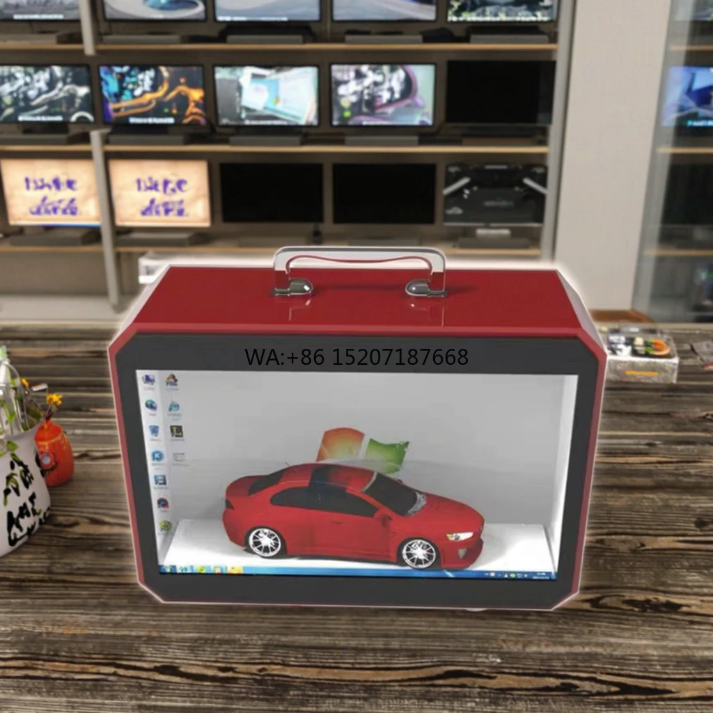 

Высокая яркость 3D прозрачный HD 12-дюймовый сенсорный ЖК-дисплей шкаф премиум-класса рекламные дисплеи
