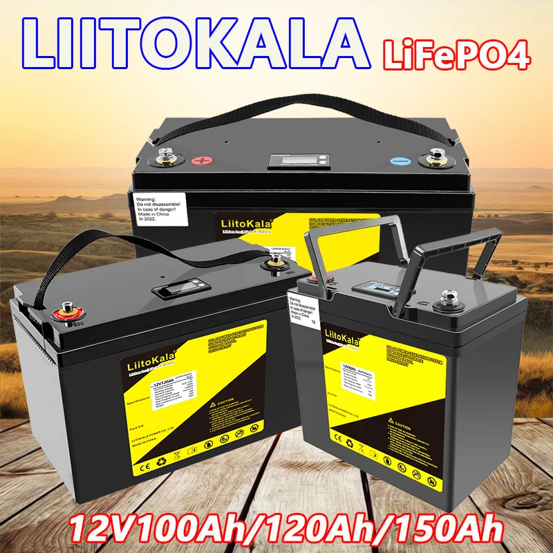 Akumulator LiFePO4 LIitoKala 12V90Ah 100Ah 120AH 150ah