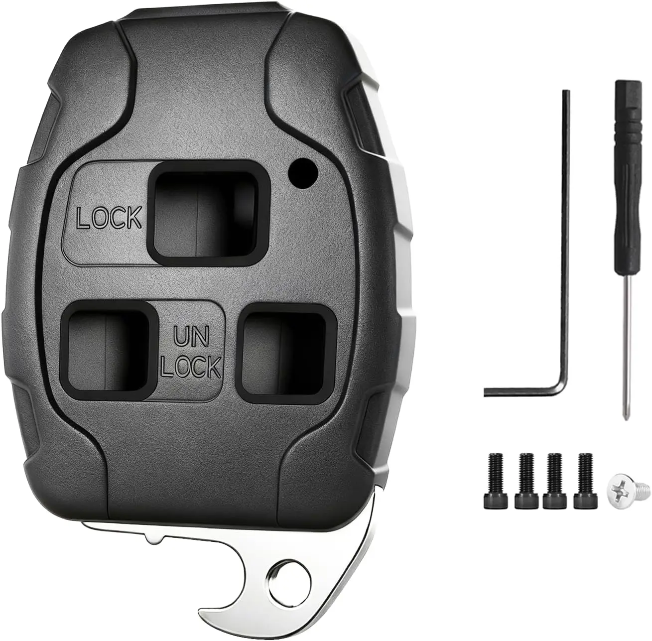 

Key Fob Cover Shell for Lexus - Crack-Resistant & Durable - Bottle Opener with Fulcrum