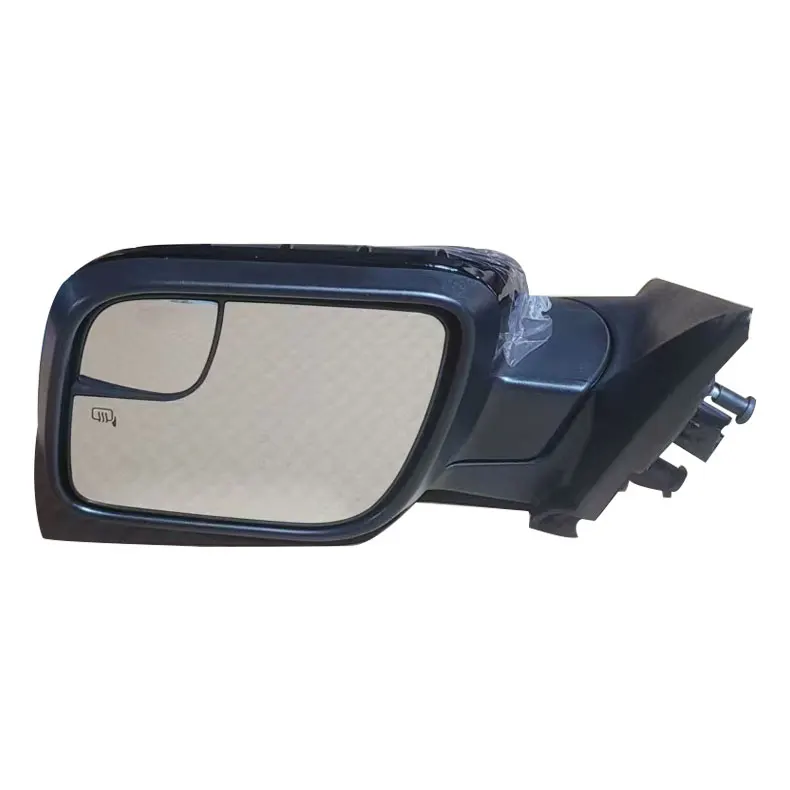 

Боковое зеркало для Ford Explorer 2011-2015 с электроприводом, подогревом, поворотником, подсветкой и надписью на внешней панели, черное, переднее