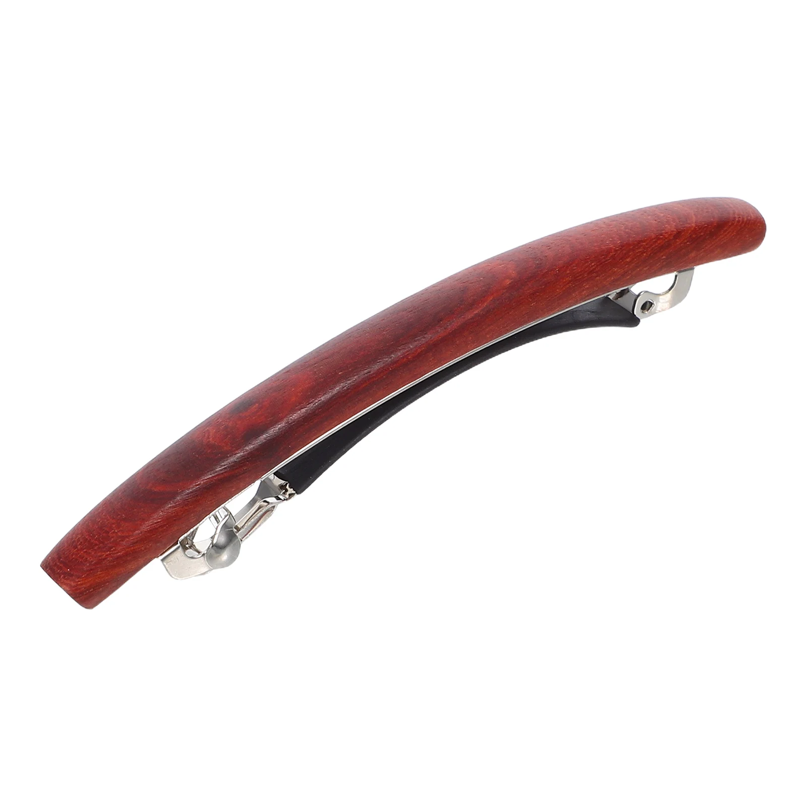 

Minimalist Wooden Hair Clip: Automatic Spring Snap Barrette For Women Lightweight Elegant Hairstyle Accessories French Style
