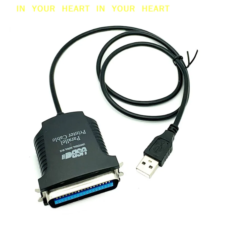 

【X】USB to Parallel Printer Cable, 36pin USB Port Adapter Adaptor Cable Lead