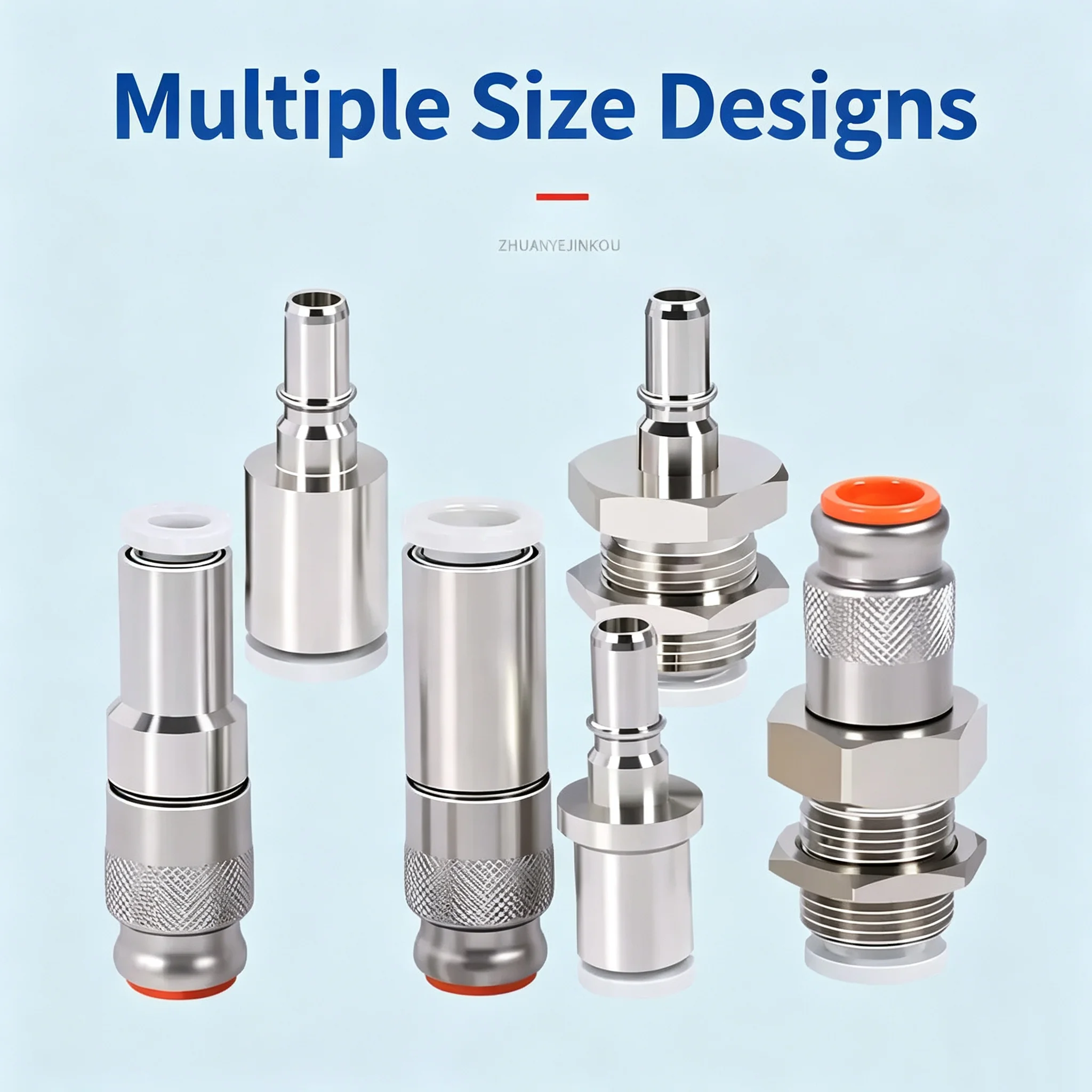 C-Type Self-Locking Pneumatic Quick Coupling Male Female KK2P KK2S Pipe Size 04 06 Air Compressor Fitting G1/4 G3/8