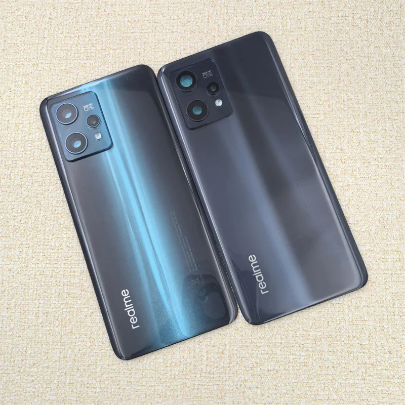 

For Realme 9 pro+ Glass Housing For Realme 9Pro Plus RMX3393 Battery Back Cover Repair Replace Door Phone Rear Case +Camera Lens