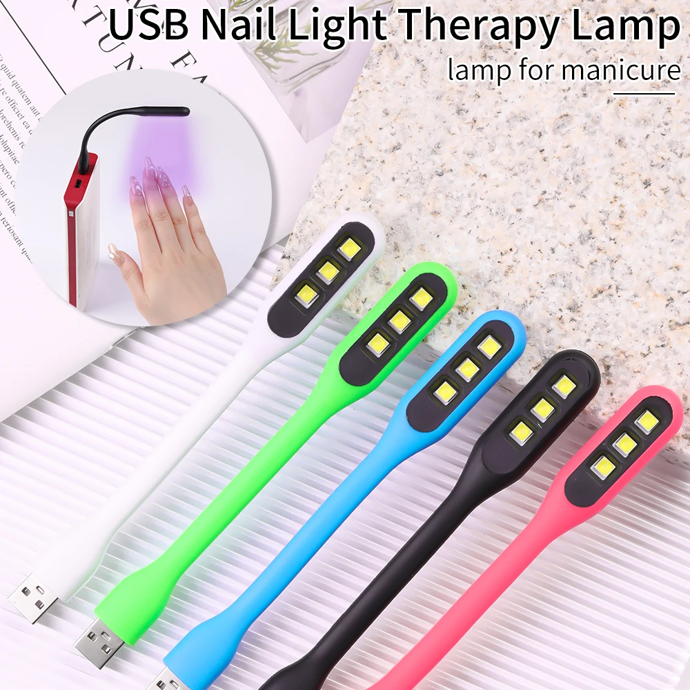 Mini lámpara Led USB portátil de 6W para secado de uñas, lámpara de fototerapia de Gel UV, accesorios de manicura para uso doméstico, herramientas