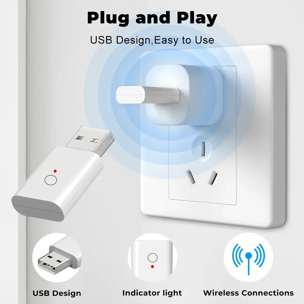 For Home Assistant ZigBee 3.0 Signal Repeater USB Signal Amplifier Extender Connect Smart ZigBee Devices Works with Zigbee2MQTT