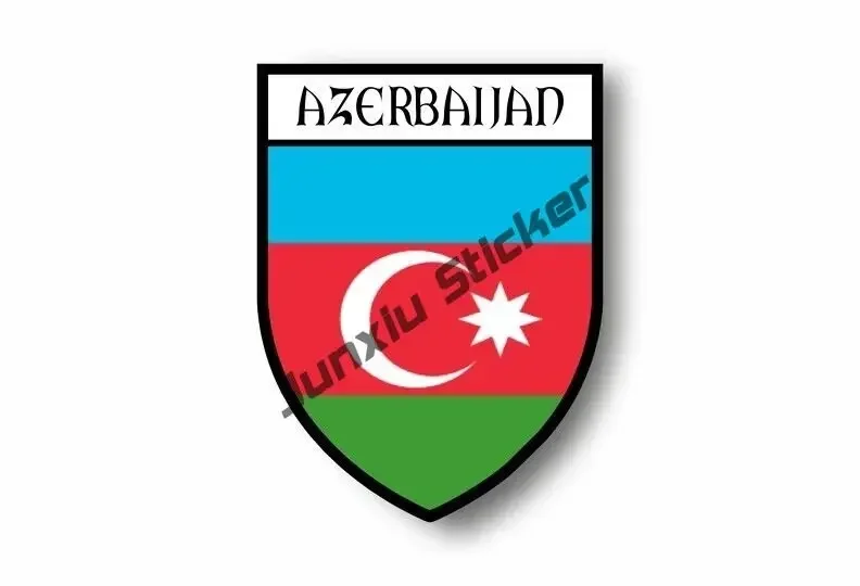 أربائيا ملصق سيارة اكسسوارات الإبداعية أذربيجان النصر انسداد خدش ديكور النافذة الخلفية العلم الوطني الغراء ملصق #3