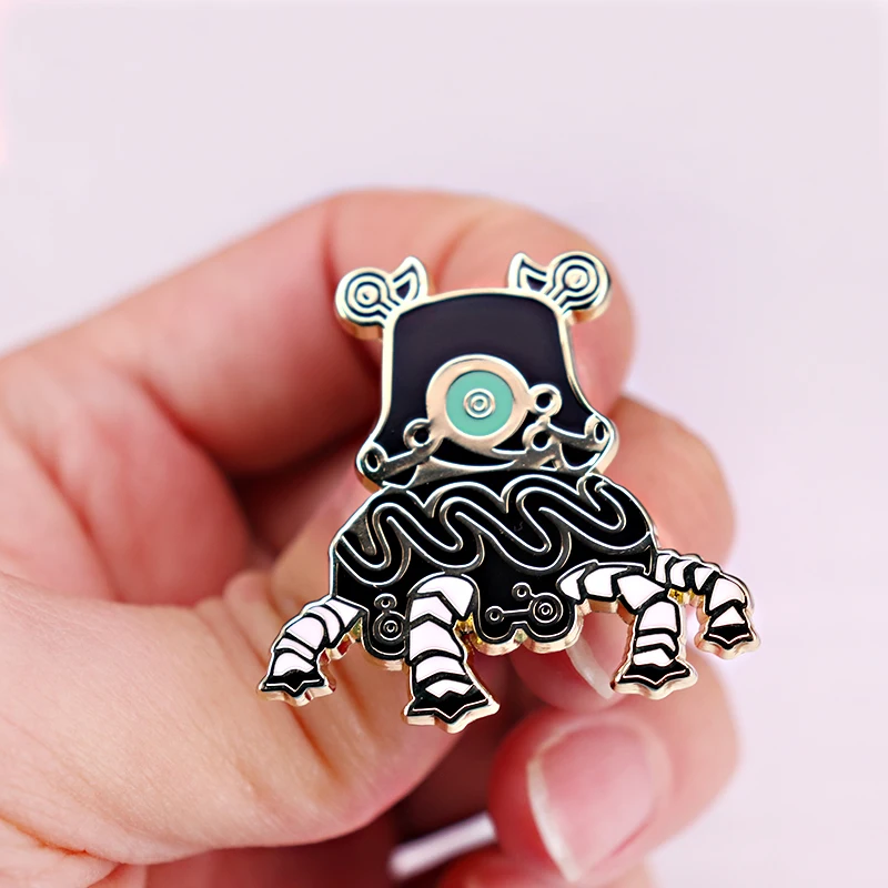Breath of The Wild Guardian Hard Enamel Pin Anime Game Badge Brooches Jewelry Collectibles Gifts for Friends