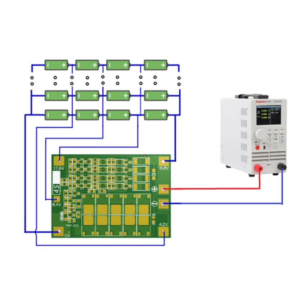 3S/4S płyta ochronna ładowarka akumulatorów litowych litowo-jonowych 5A 10A 20A 25A 40A 60A 18650 BMS dla silnik do wiertarki 12.6V/14.8V z równowagą