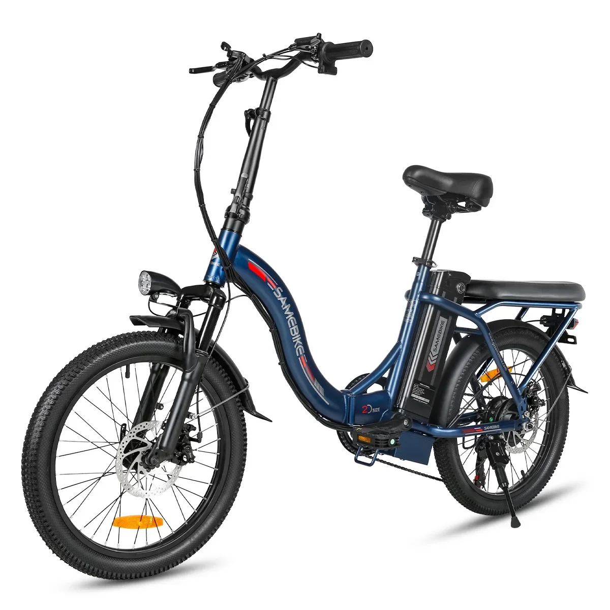 Lightweight Foldable style Electric Bicycle 350W36V12AH Battery Mountain e-bike 20 Inch Fat Tire City Trip Adult Electric bike image 5
