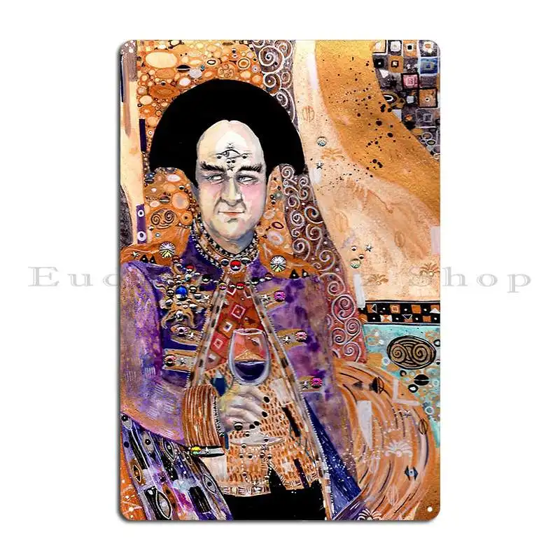 Seeing Klimt Londo Mollari Metal Plaque Poster Design Classic Bar Personalized Wall Mural Tin Sign Poster