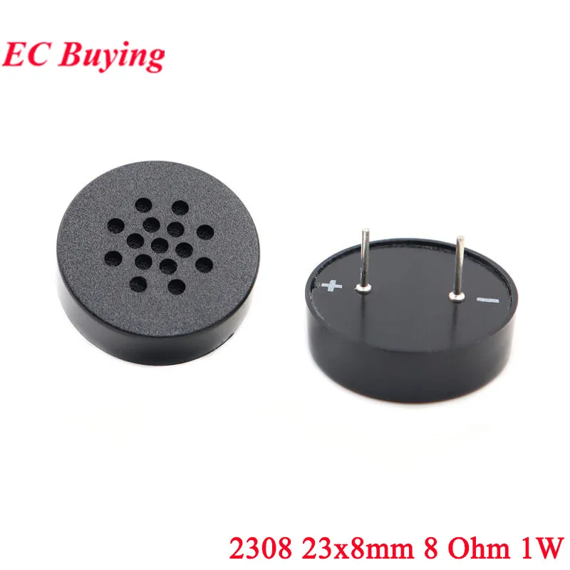 5szt/1szt Mini głośnik do montażu na płytce drukowanej 1W 8R 3013 2307 2308 1508 3012 8 Ohm 1 Watt 30*13MM 23*7MM Głośnik DIP z — zdjęcie produktu 2