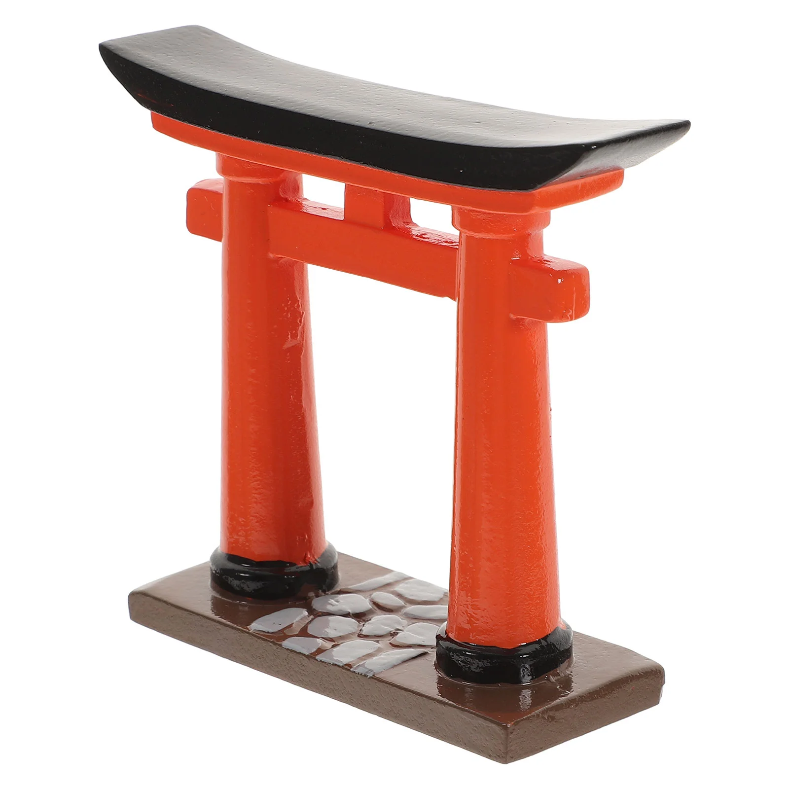 Japanese Torii Gate Home Decor Miniature Statue Bonsai Decoration Fish Tank Small Model Style Resin