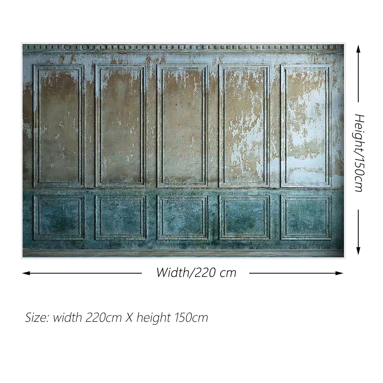 MOON.QG تلاشى Wainscoting جدار التصوير خلفية غرفة المعيشة خلفية عيد ميلاد التصوير الفوتوغرافي خلفية الأطفال استوديو الإمدادات