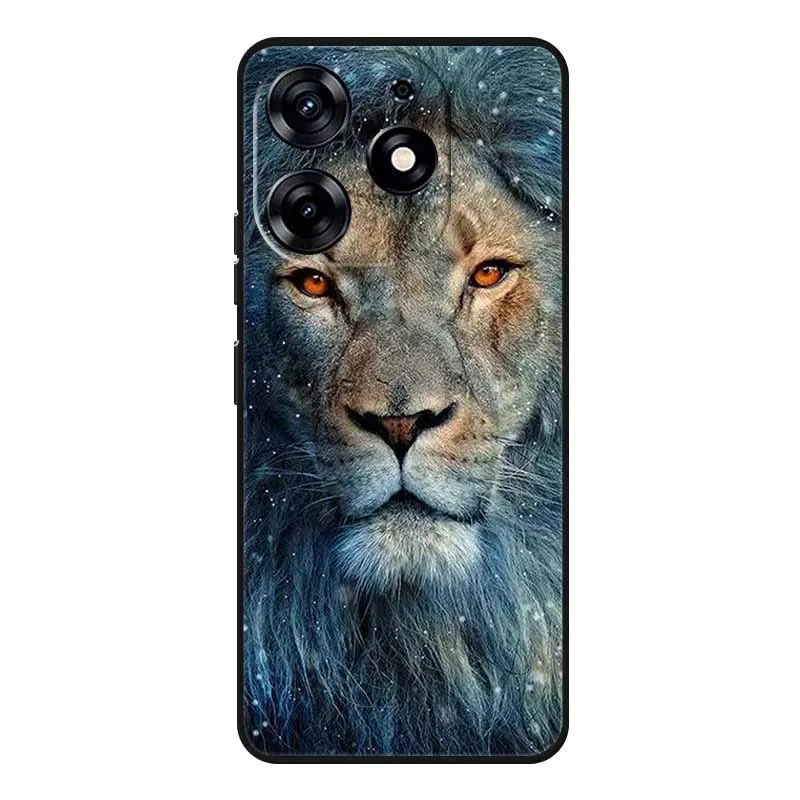 For Infinix Smart 8 Plus Case Wolf Lion Soft Silicone TPU Back Cover Phone Cases For Infinix Smart 8+ Smart8 Plus X6526 Fundas