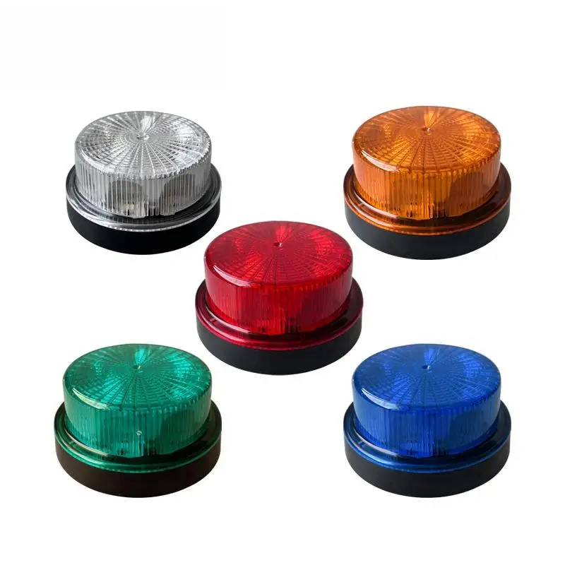 12V 24V LED Rotating Strobe Emergency Warning Light Super Bright Flash Lamp for Car Truck Maintenance Scene