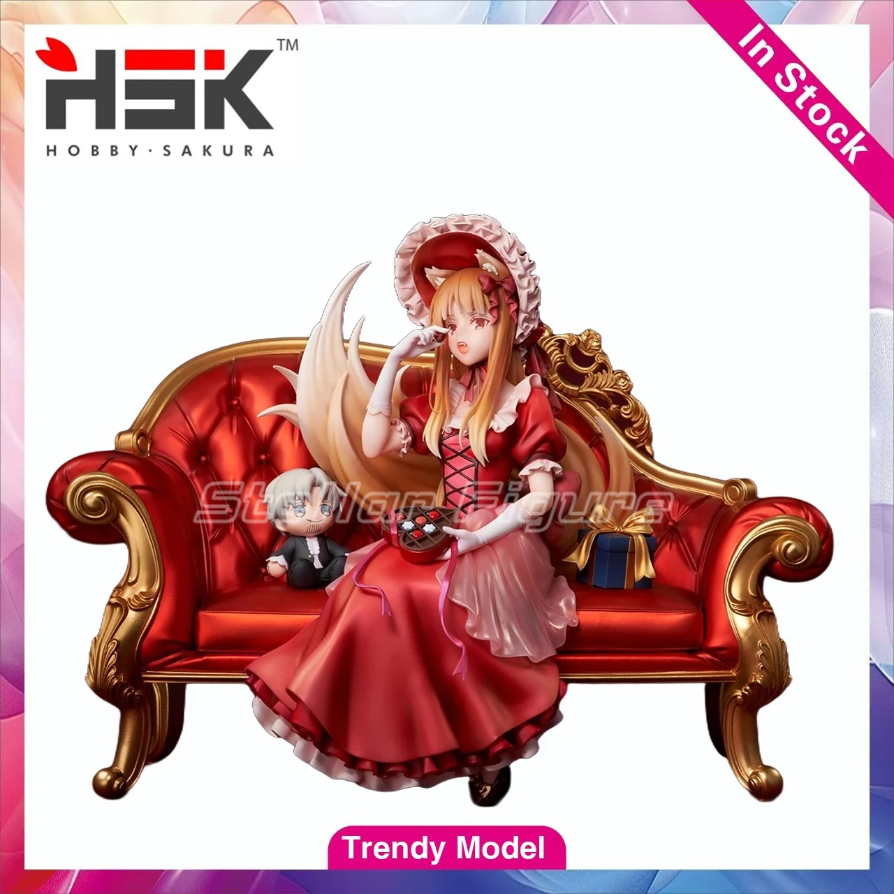 

【TM】В наличии: Коллекционная фигурка Hobby·Sakura Wolf and Spice Holo 1/7, модель, игрушка, подарок, украшение