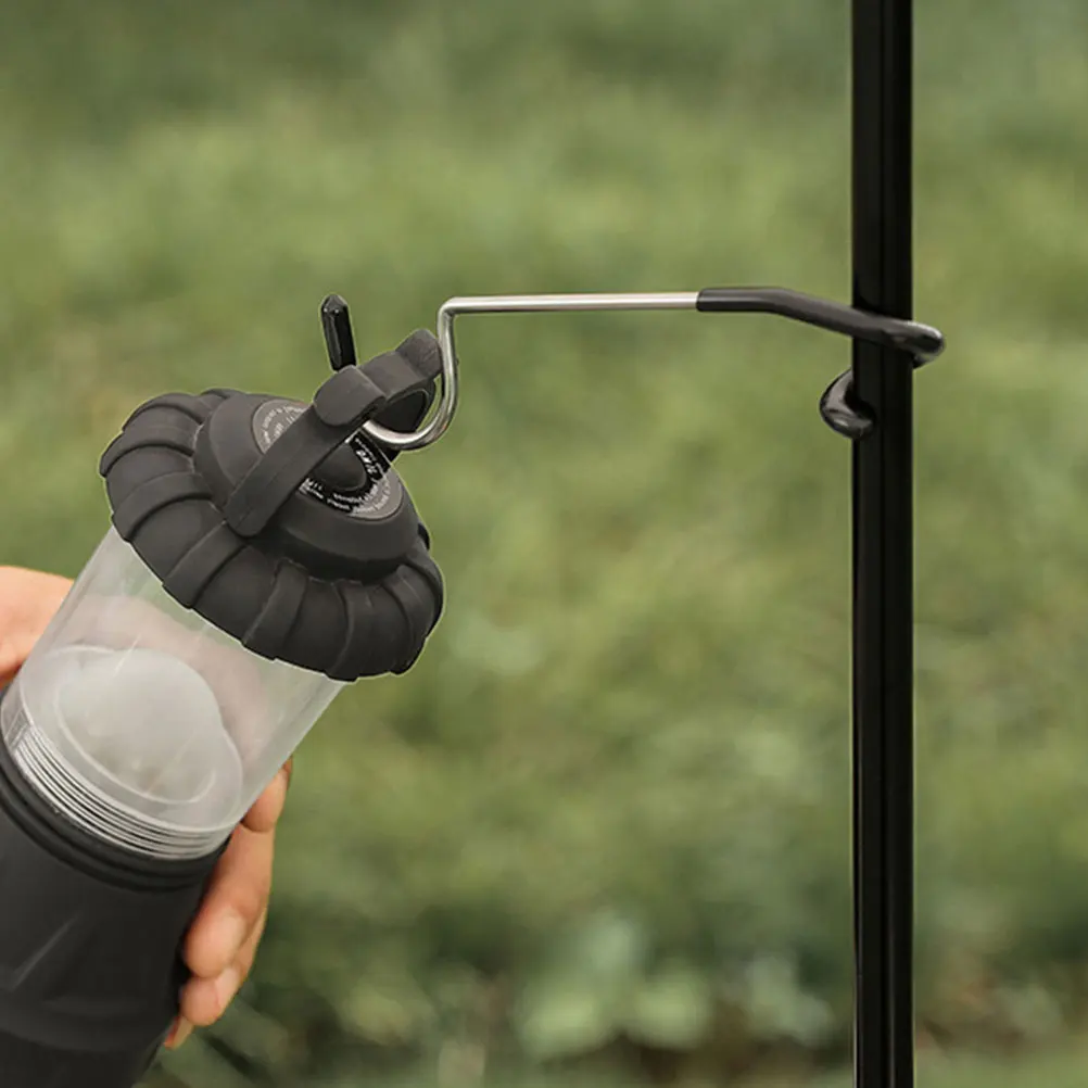 

3pcs Camping Hooks Durable Portable Lantern Hanger Outdoor Light Pole Camping Light Pole Tent Storage Hook HOLDER