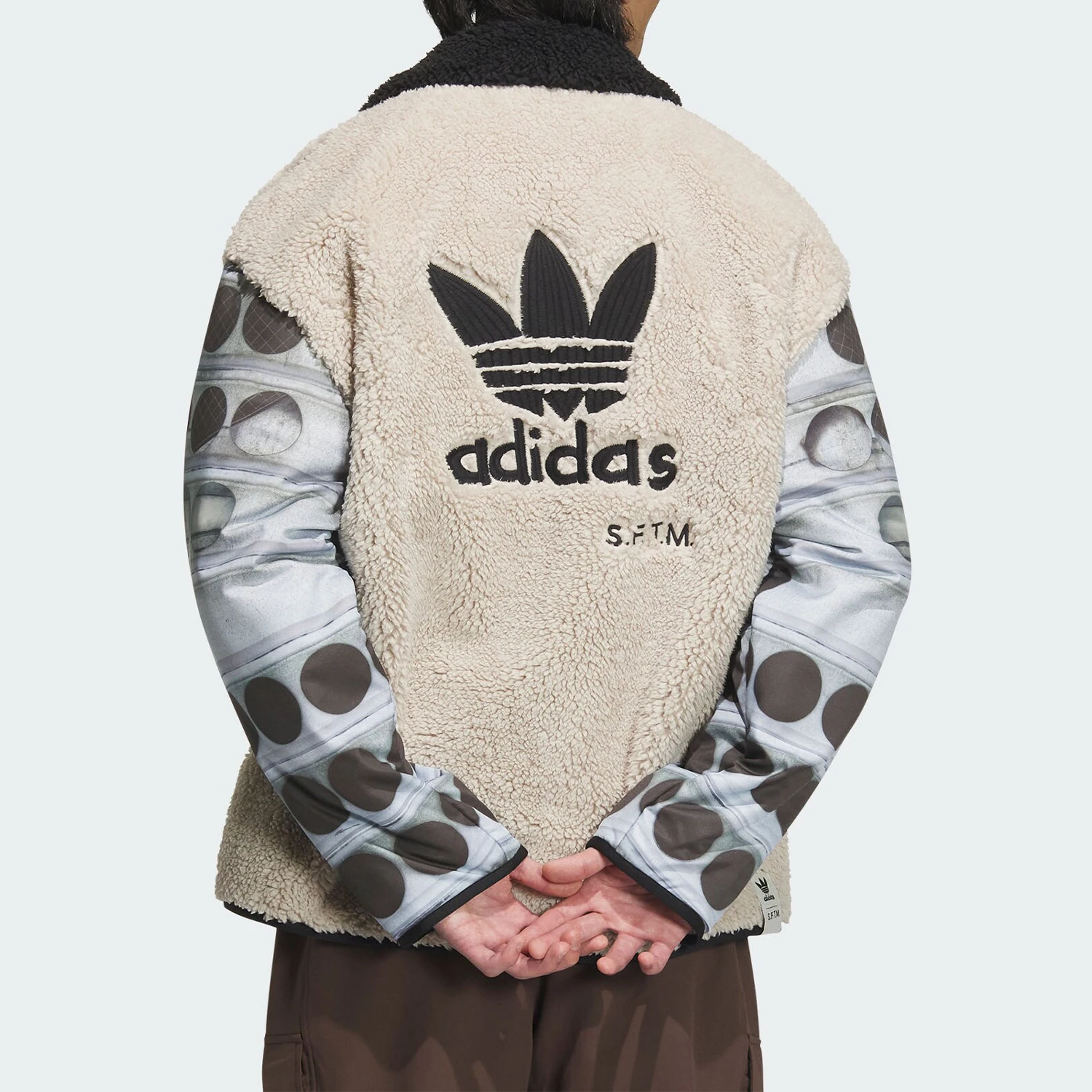 Adidas genuine Originals Unisex Fleece Loose Sports Jacket IY9514