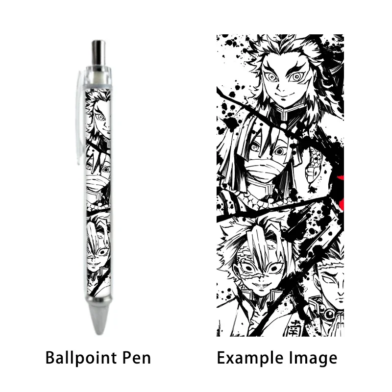 2/4PCS Tomioka Giyuu Rengoku Kyoujurou Popular Anime Peripheral Character Customized Stationery Press Gel Pen School Supplies