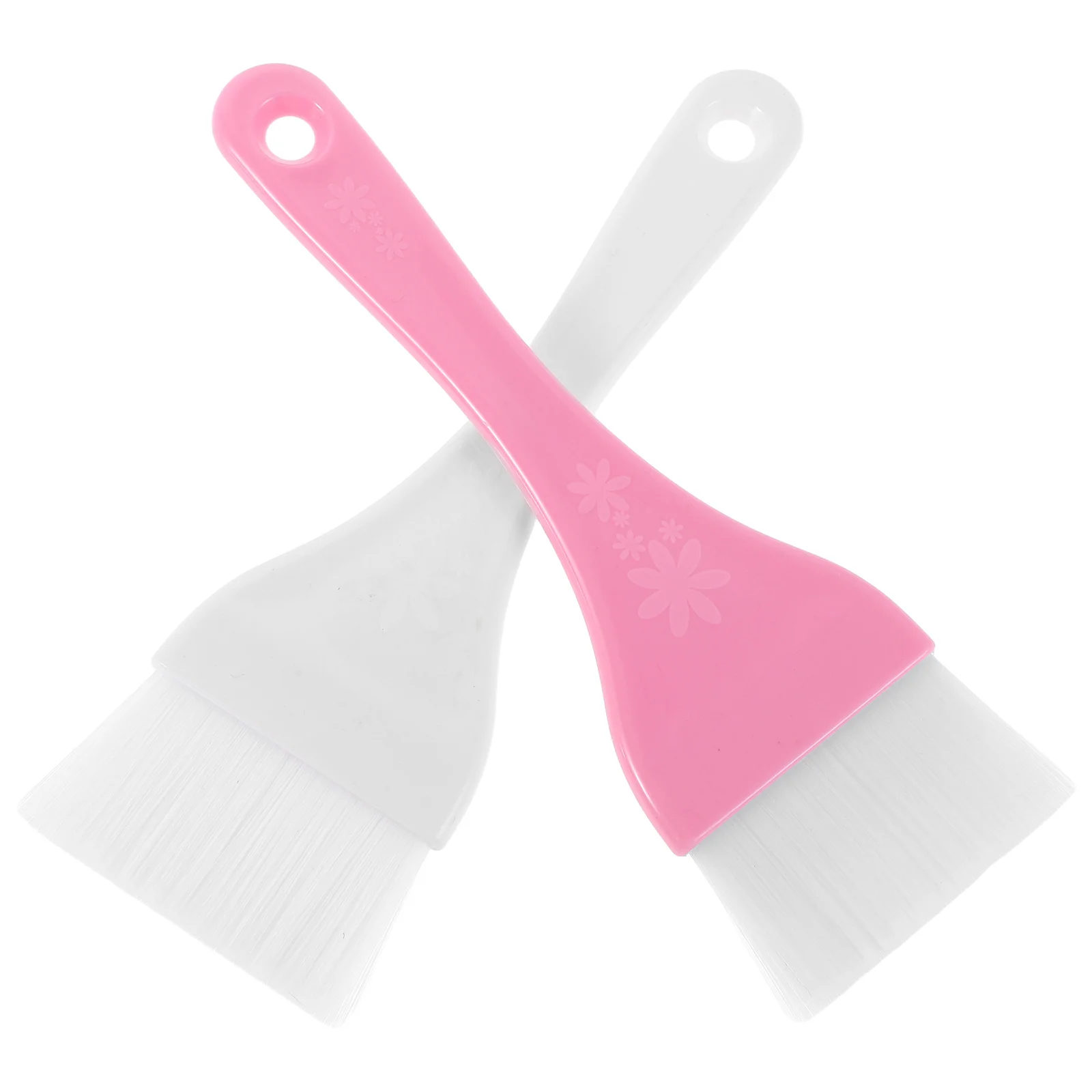 2Pcs Large Body Brush Beauty Set White Pink Face Mask Application Full Skin Care Makeup Tool Large Makeup Brush