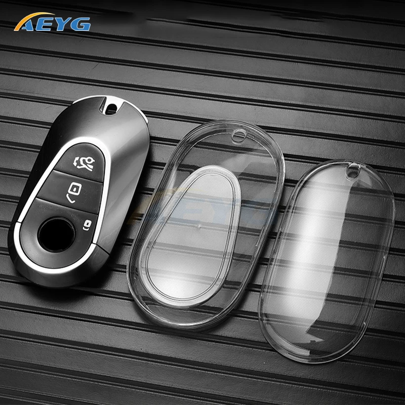 TPU Car Key Case Cover For Mercedes Benz W206 W223 C S Class S350 C200 C260 C300 S400 S450 S500 2021 2022 2023 2024