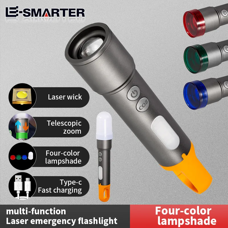 ESMATER X723 Zoom Camping Lamp Portable Outdoor Lighting Flashlight Hiking Tool