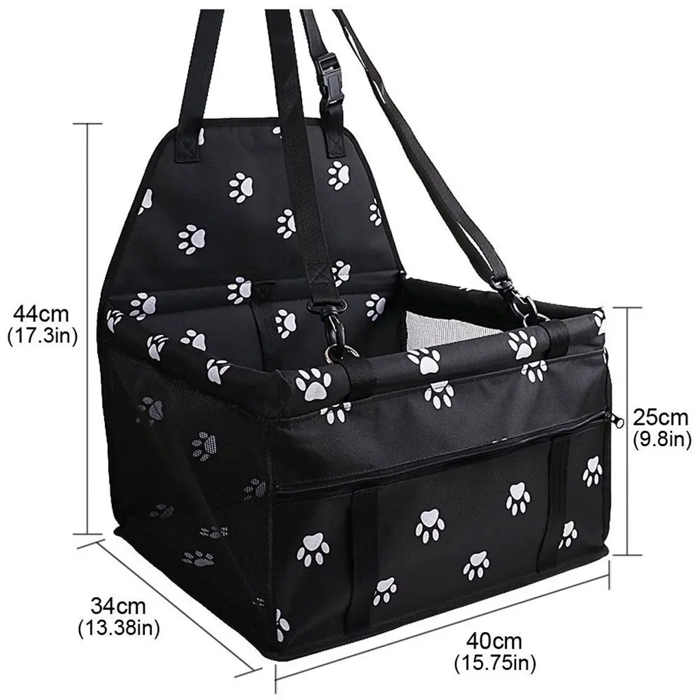 Pet Dog Carrier Car Safe Seat Pad Waterproof Dog Bag Basket for Small Dog Puppy Cats Carrying Dog Products