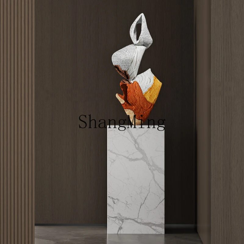 

CL Abstract Art Sculpture Floor-to-Floor Ornament Living Room TV Cabinet Next to Hotel Stairs Corner Model Room Decoration Craft