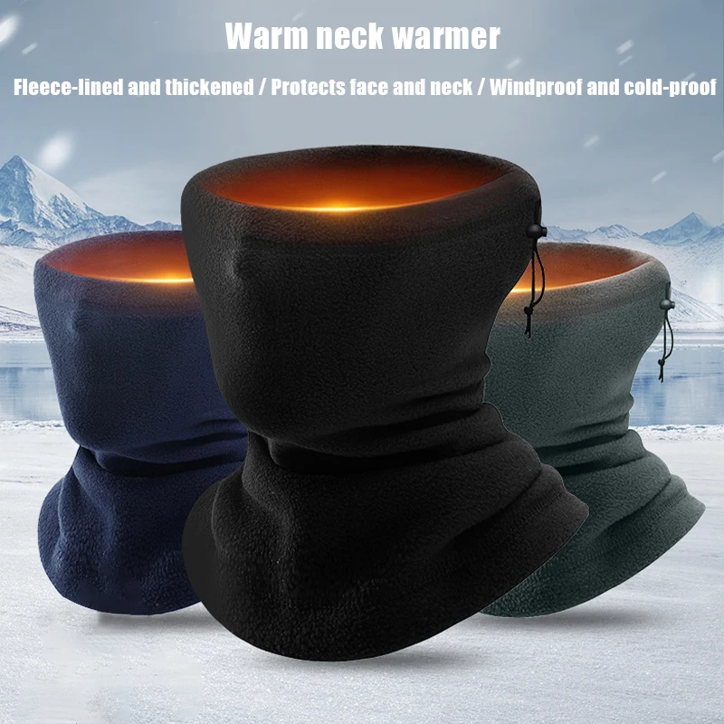 وشاح حراري خارجي مقاوم للرياح لركوب الدراجات، قناع وجه برباط بغطاء للرأس لخريف وشتاء #3