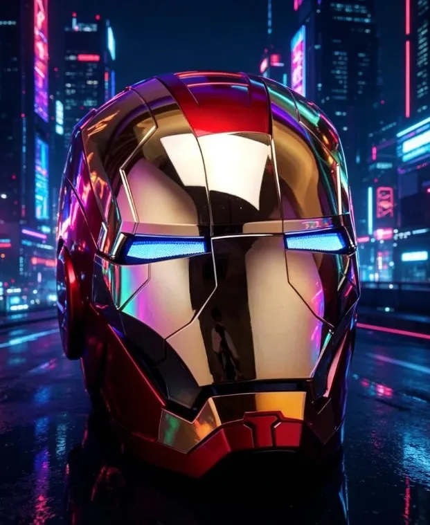 New AutoKing 1:1 Mk5 Iron Man Helmet Cosplay Voice Control Eyes with Light Model Toys for Adult Electric Wearable Christmas Gift