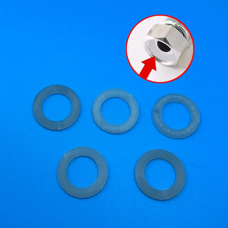 sMaster 5Pcs Universal Reversible Tip Gasket & Saddle  for Airless Nozzle Guard Seals Tip Holder Seedle for Airless Spray Gun