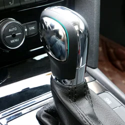 Gear Shift Knob Gear Head Sticker Cover For VW Volkswagen POLO CC Golf 7 6 Bora Tiguan Passat B5 B6 B7 Jetta , Car Styling