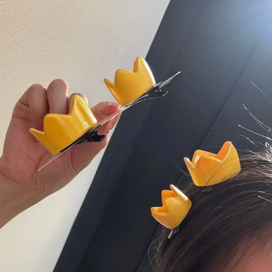 Adorable Little Crown Duckbill Clip Cosplay Character Props Accessories Hairpin Princess Birthday Prince Crown Hairpin