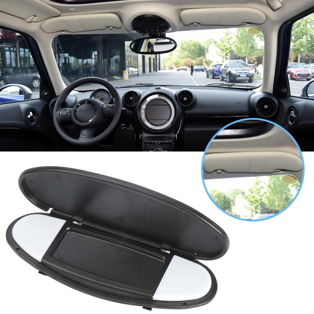 Makeup Mirror Cover Auto Accessories Car Front Sun Shade Visor Makeup Mirror for BMW Mini R55 R56 R60 2007-2014