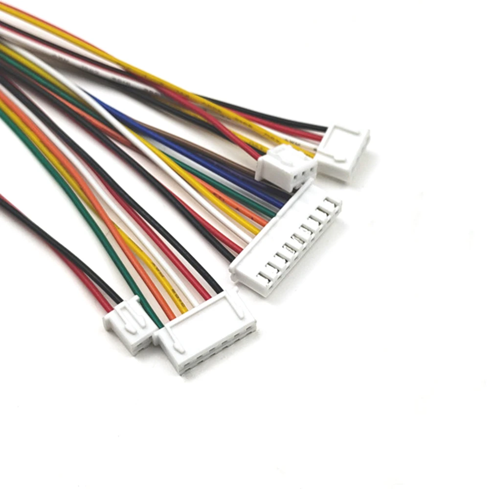 10 sztuk/partia JST XH 2.54 2/3/4/5/6/7/8/9/10 rozstaw pinów złącze 2.54mm przewód z wtyczką kabel 30cm długość 26AWG