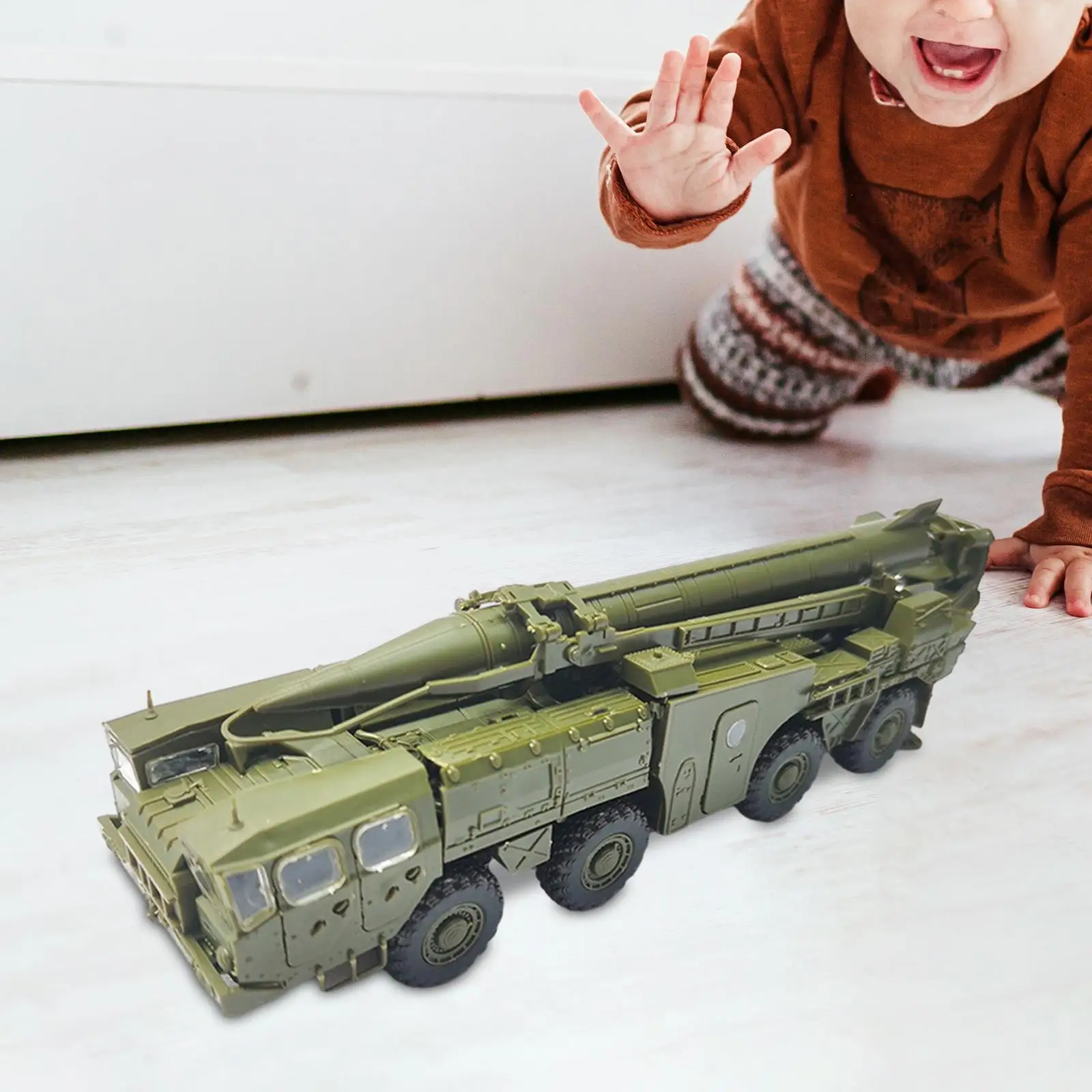 1:72 Scale Vehicle Model Puzzle Simulation Collectibles Launcher Truck